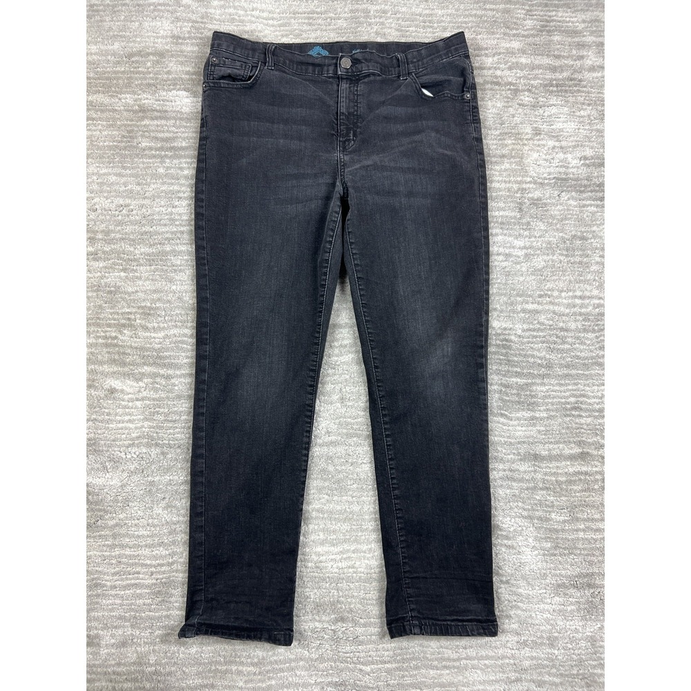 Thereabouts Black Straight Leg Jeans‎ Girls Plus 16.5 Low Rise Casual